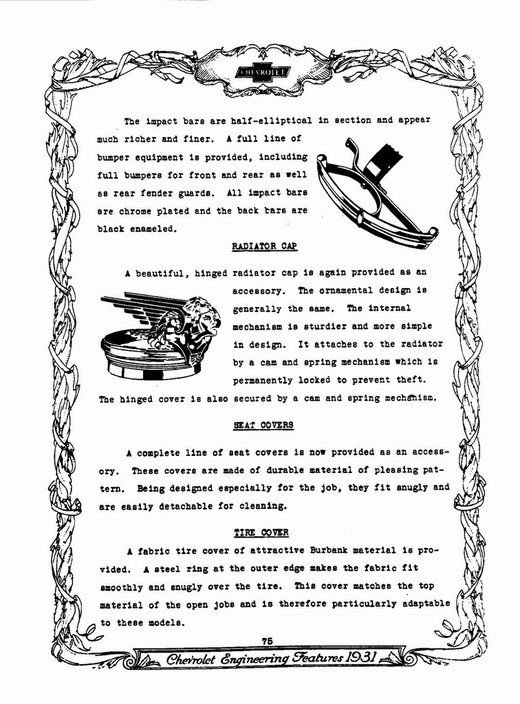 1931 Chevrolet Engineering Features Page 27